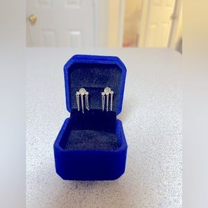 Gold plated cubic zirconia (set)